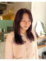 シプレ(cipre)&nbsp;レイヤーカット×カシスパープル
