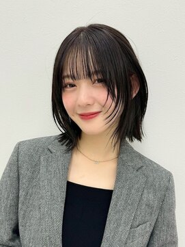 アイトーキョーエス 渋谷(AI TOKYO S) ミルクティーブロンド/ダークブルー/デジタルパーマ/渋谷
