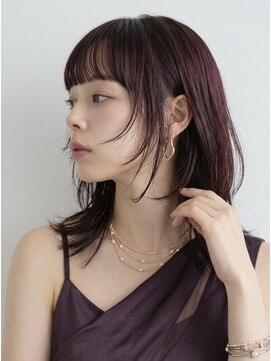ヘアーメイク ライズ 西田辺店(Hair make rise;) 大人可愛い20代30代40代ロングレイヤーレッドブラウン