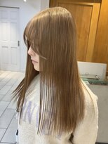 テトラ バイ ネオリーブ 横浜西口店(tetra by neolive)&nbsp;ミルクティーベージュ　柔らかハイトーン　ロング　横浜★