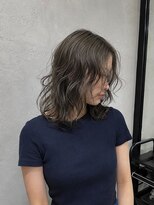 吉 船橋(kici) 船橋/オリーブグレージュ/ミディアムレイヤーパーマ