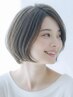 【白髪が気になりはじめた方】似合わせカット+明るい白髪ケアカラー ¥12,100