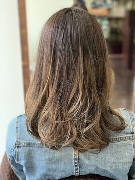 パチャールヘアー(PACAR HAIR) バレイヤージュグレージュ