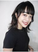 旬の外ハネウルフヘア【有海一生】