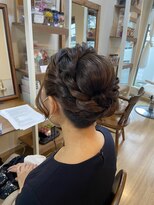 ロカット サロン(Roquat Salon)&nbsp;着物夜会巻きアレンジ【ヘアセット　立川/立川南/八王子/国立】