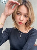 メーヴェ(Mowen) mowen×鎖骨ミディアム×ハイライトベージュ×グレージュ