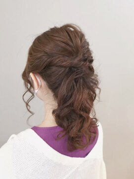 ヘアセットサロン ミント(Hair set salon MINT) ルーズポニー