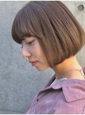   【Lond avenir REI】横顔美人　丸み柔らかボブ