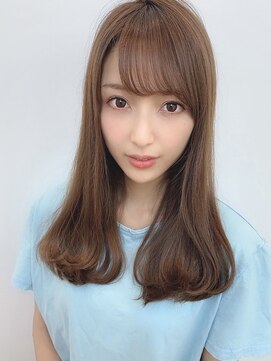 シルクレイ 吉祥寺店(Silk-lei) 大人かわいいフェザーバングほんのりテラコッタSilk-lei吉祥寺