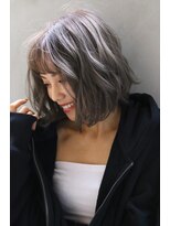 ブラン 広島八丁堀(Blanc)&nbsp;【Blanc】グレイアッシュ＿ホワイティアッシュ＿ボブ 3