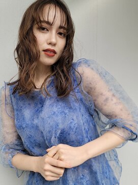 オーバーレイ(Overlay) 301エアウェーブミディ/ニュアンスパーマ/２０代３０代