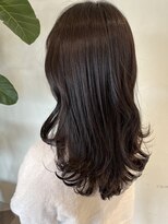 リベラル(liberal)&nbsp;顔周りレイヤー ダークアッシュ 韓国風巻き 【30代/40代/50代】