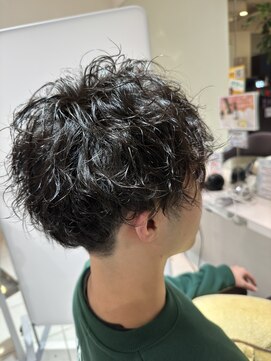 エスプリ アリュール 西大井店(allure) ツーブロック×ツイストスパイラルパーマ【西大井、大井町】