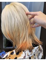 ヲタク(wotaku.)&nbsp;裾カラーデザインカラーハイトーンカラー狐カラーレイヤーカット