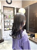 バイオレットカラー/インナーカラー/透明感カラー