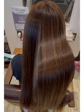 ヘアーアトリエ ラポルト(hair atelier la porte.) 酸性トリートメント×トーンダウンカラー