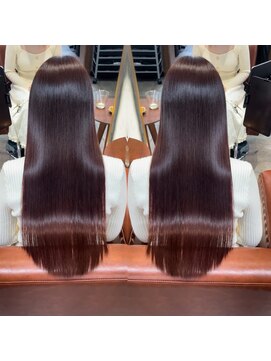 シアー 銀座店(SHEER.) 髪質改善カラー×ピンクパープル【銀座,銀座一丁目美容室】