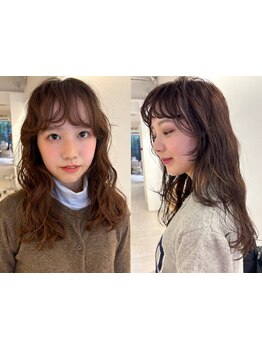 ミディアムだってデザイン豊富♪束感×毛先の質感×レイヤーで、思いのままに＊