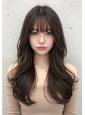 レイヤーボブハイライトブリーチレイヤーハイトーングレージュ