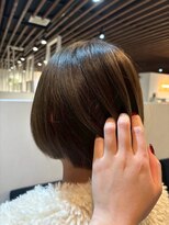 クレヨン ケース(Crayon case)&nbsp;丸み女子♪襟足スッキリ大人キレイなショートボブ 30代40代