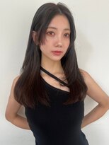 くびレイヤーグレージュエモージュ大人ショート小顔似合わせ