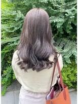 【ブルベ】大人透け感シルバーグレージュ♪