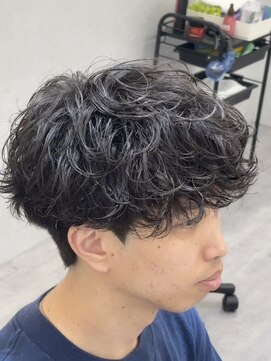 ビカムメンズヘアー 栄店(become men's hair) シャドウパーマ感性パーマ似合わせパーマ波巻きパーマフリップ