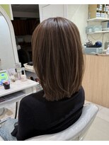 クレア 上大岡(CREA)&nbsp;白髪ぼかしハイライト縮毛矯正ダブルカラー髪質改善30代40代50代