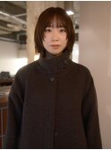軽やか質感のレイヤーボブ