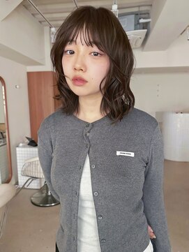 フィルムス 表参道(FILMS) ミニボブレイヤー/レイヤーカット/ウォームベージュ/前髪/表参道