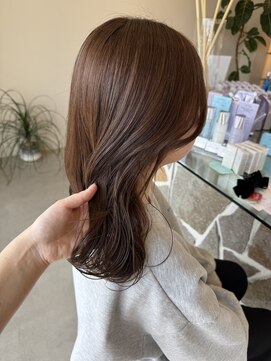 アチーブティルスマートサロン 豊川末広通店(achieve till Smart Salon) #ナチュラルブラウンカラー
