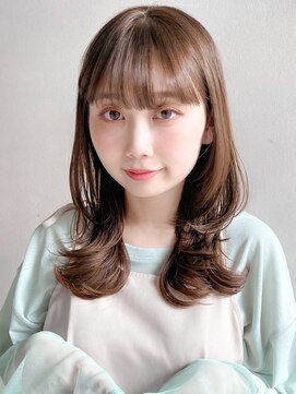 リヤン 表参道(lyann) エアリーカール20代30代40代◎アンブレラカラー結べるボブ