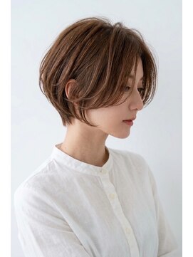 エマ(emma) 30代40代【大人可愛い】小顔効果◎耳掛けマッシュショートボブ
