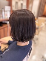 デフィ アオヤマ(defi AOYAMA) 同世代のイママツ提案。艶と潤いで魅せる大人の上品ボブ