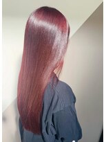 ルルクス ヘアーサロン(LuLux)&nbsp;肌トーンUP！透明感抜群のカシスボルドー美髪ロング