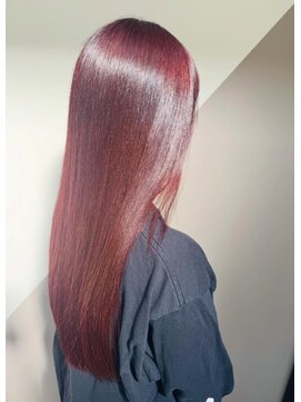 ルルクス ヘアーサロン(LuLux) 肌トーンUP！透明感抜群のカシスボルドー美髪ロング