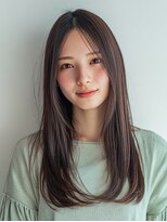 ロディーナ 大口 新子安(rodina)&nbsp;ミルクティーブロンド/ダークブルー/デジタルパーマ/大口新子安