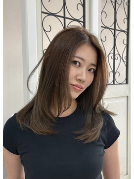 ベイリーフ 江南駅前店(Bay Leaf) ミルクティーベージュレイヤー