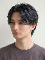 ビビ バイ マグ 岡谷店(bivi by Mag)&nbsp;メンズセンターパートミディ ウェットパーマ