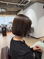 ラフィネ 成増店(raffine)&nbsp;【 raffine 君島 】切りっぱなしBob×ハイライト/成増美容室