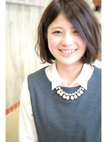 セシル 高津店(SECIL)&nbsp;前髪長めのショートボブ