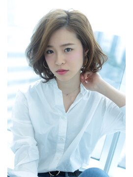 ヘアーデザイン リマ(Hair Design Lima) 『Lima』耳かけ無造作パーマ 透明感ベージュアッシュ