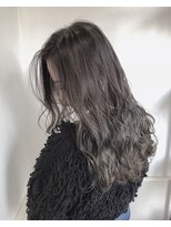 ジゼル(GiseL)&nbsp;【GiseL】グレー×バレイヤージュ　ダブルカラー/ブリーチカラー