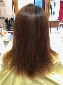 大嶋直樹の美容室 表参道 高難易度縮毛矯正=手で乾かしただけです。本当です。