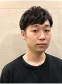 ツーブロマッシュ×ルーズパーマ