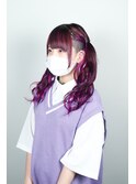 パープルエクステ☆