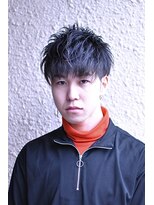 ブレイズ ザ サロン(BLAZE THE SALON)&nbsp;時短セットでもカッコよく!!黒髪レザーマッシュ【BLAZE 大庭】