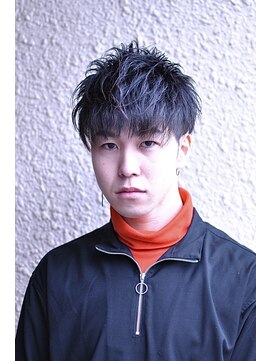 ブレイズ ザ サロン(BLAZE THE SALON) 時短セットでもカッコよく!!黒髪レザーマッシュ【BLAZE 大庭】