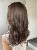 ナチュラルで大人可愛い アッシュブラウンカラー 木ノ下
