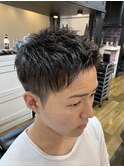 アップバングショート